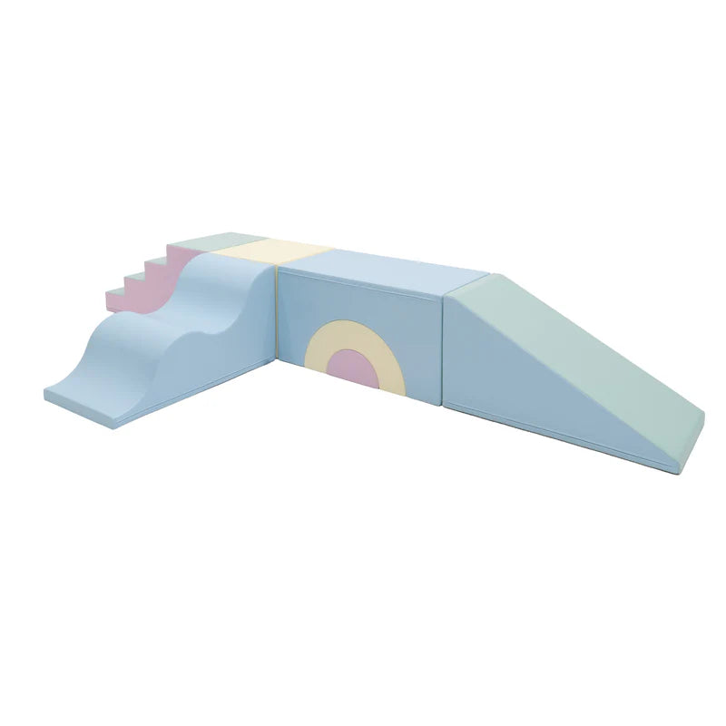 Mīkstie kluči XL Rotaļu zona Adventure Gym Set, Soft Play Pastel, IGLU