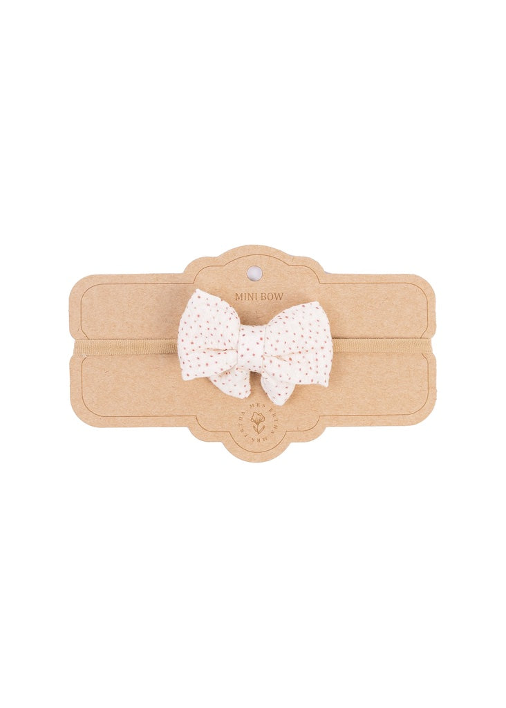 Galvas bante mazuļiem, Little Bow Headband Unique Dots, Mrs.Ertha