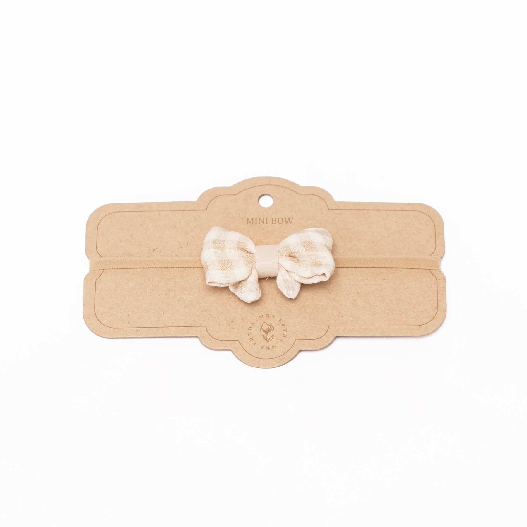 Galvas bante mazuļiem, Little Bow Headband Soft Squares, Mrs.Ertha