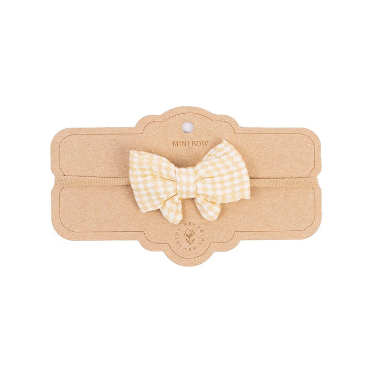 Galvas bante mazuļiem, Little Bow Headband Speckled Diamond, Mrs.Ertha