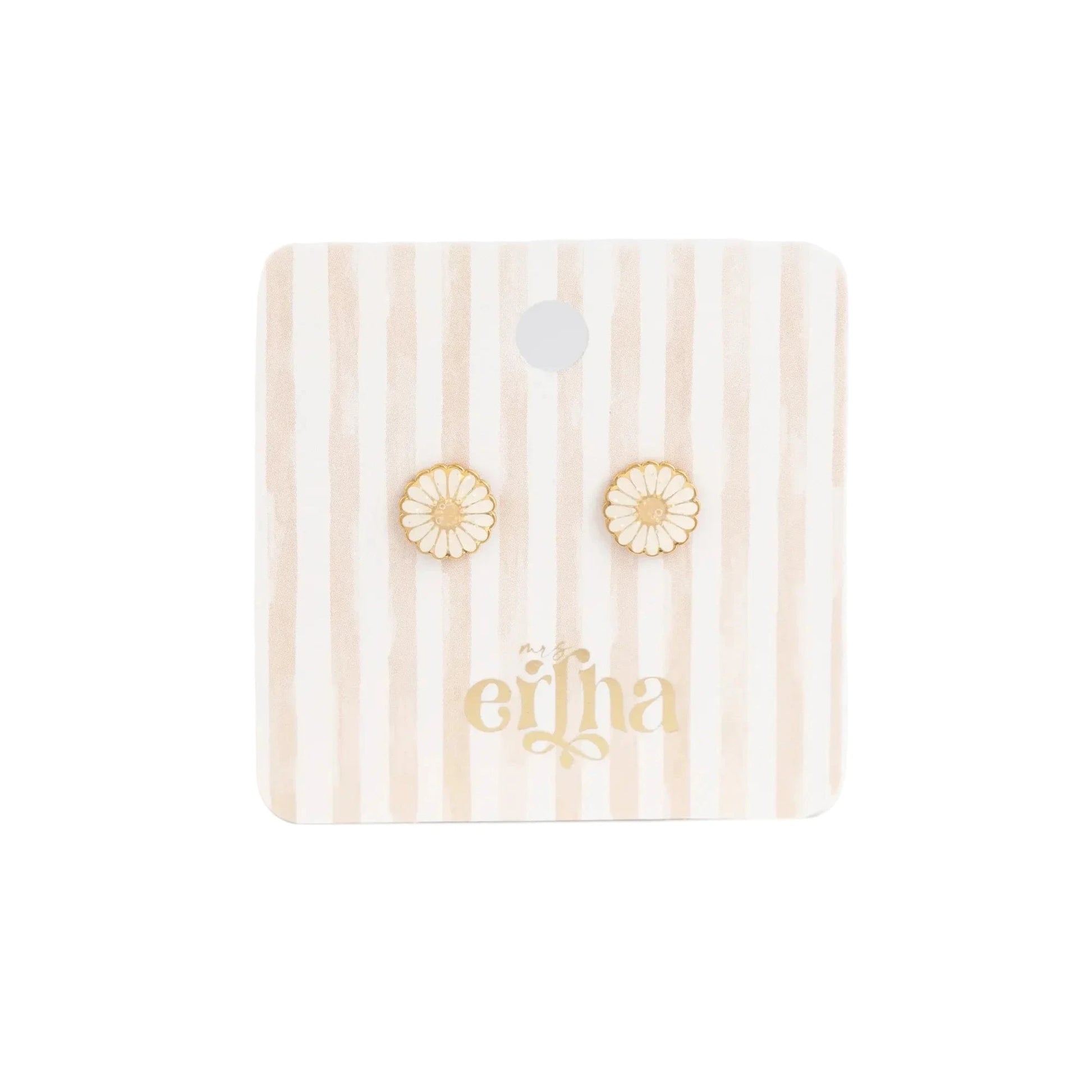 Bērnu auskari Margrietiņas, Little Daisy Studs Earings, Mrs.Ertha, ER1424