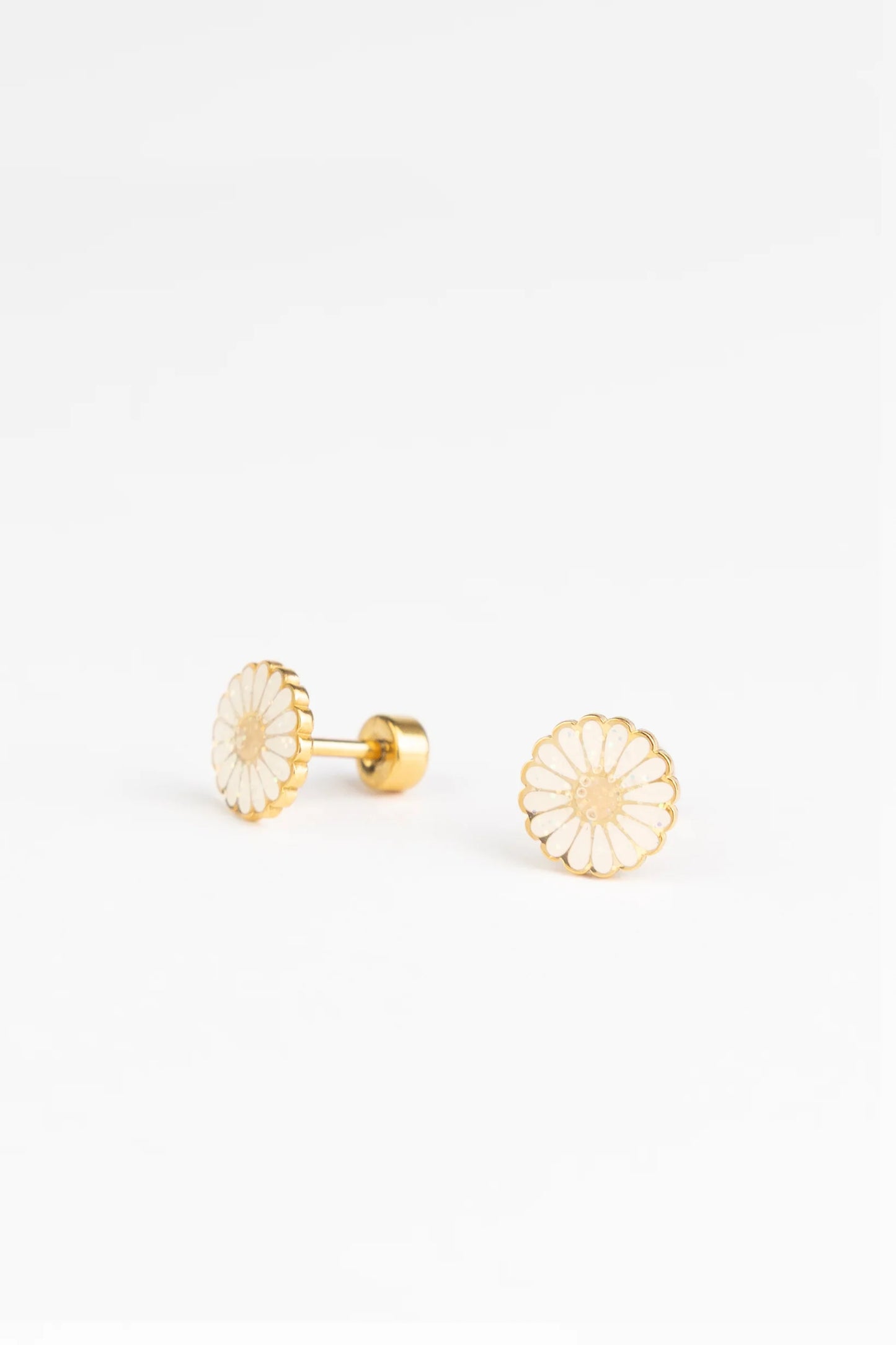 Bērnu auskari Margrietiņas, Little Daisy Studs Earings, Mrs.Ertha, ER1424