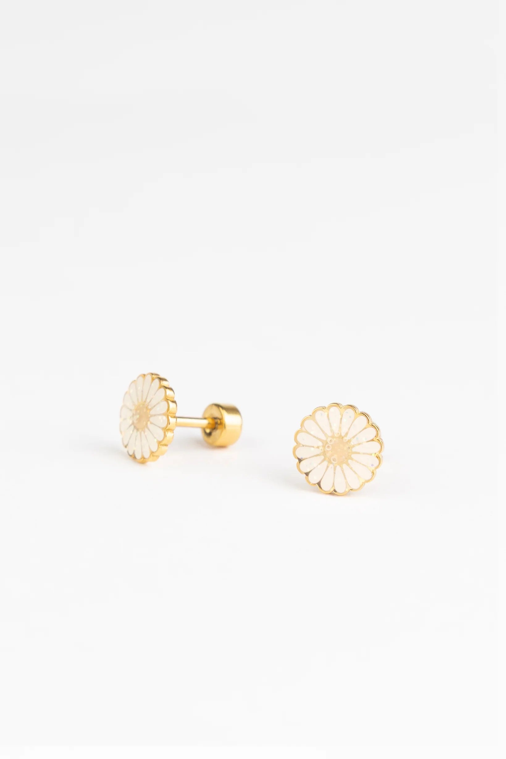 Bērnu auskari Margrietiņas, Little Daisy Studs Earings, Mrs.Ertha, ER1424