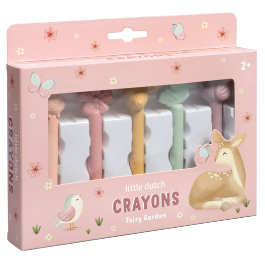 Krītiņi Fairy Garden, Wax Crayons, Little Dutch