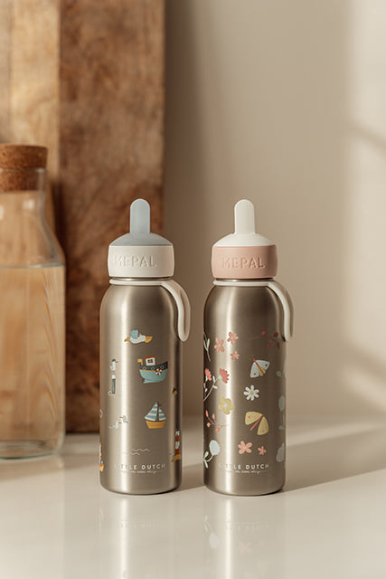 Bērnu ūdens termo pudele Flowers Butterflies, Thermo bottle, Little Dutch, LD107458065243