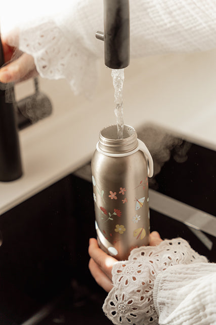Bērnu ūdens termo pudele Flowers Butterflies, Thermo bottle, Little Dutch, LD107458065243