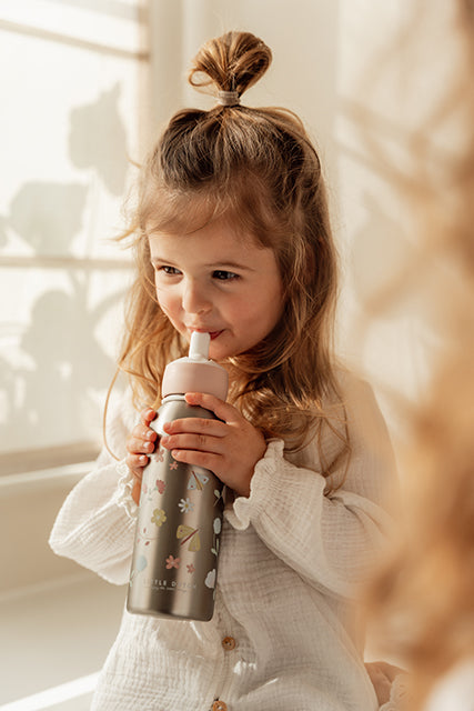 Bērnu ūdens termo pudele Flowers Butterflies, Thermo bottle, Little Dutch, LD107458065243
