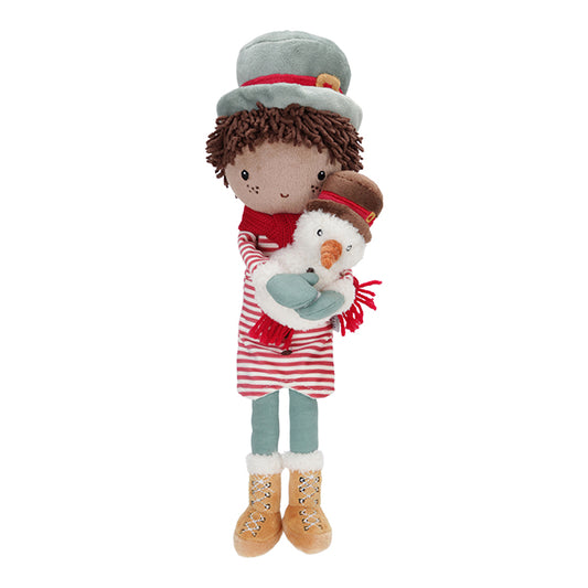 Ziemassvētku lelle Jake, Christmas Cuddle Doll 35cm, Little Dutch, LD4567