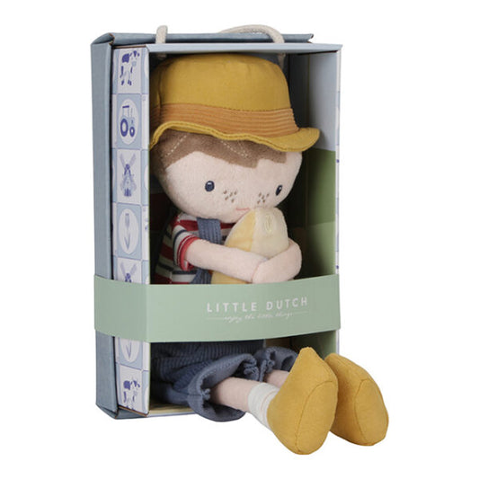 Lelle Doll Jim dāvanu kastē,  Little Farm 35cm, Little Dutch, 