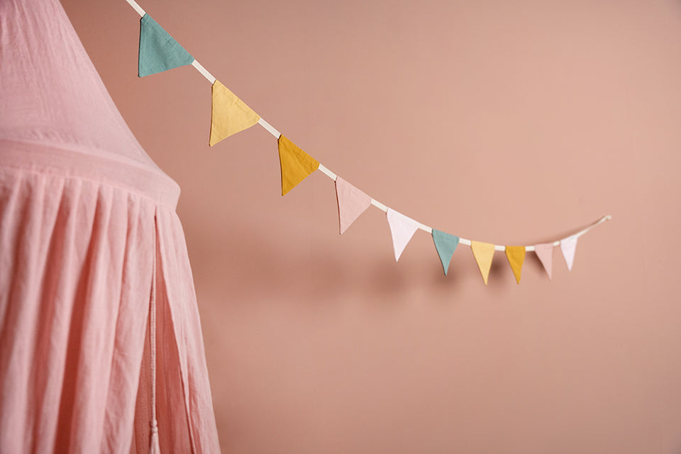 Karodziņu virtene rozā, Pink garland, Little Dutch, AC21052006