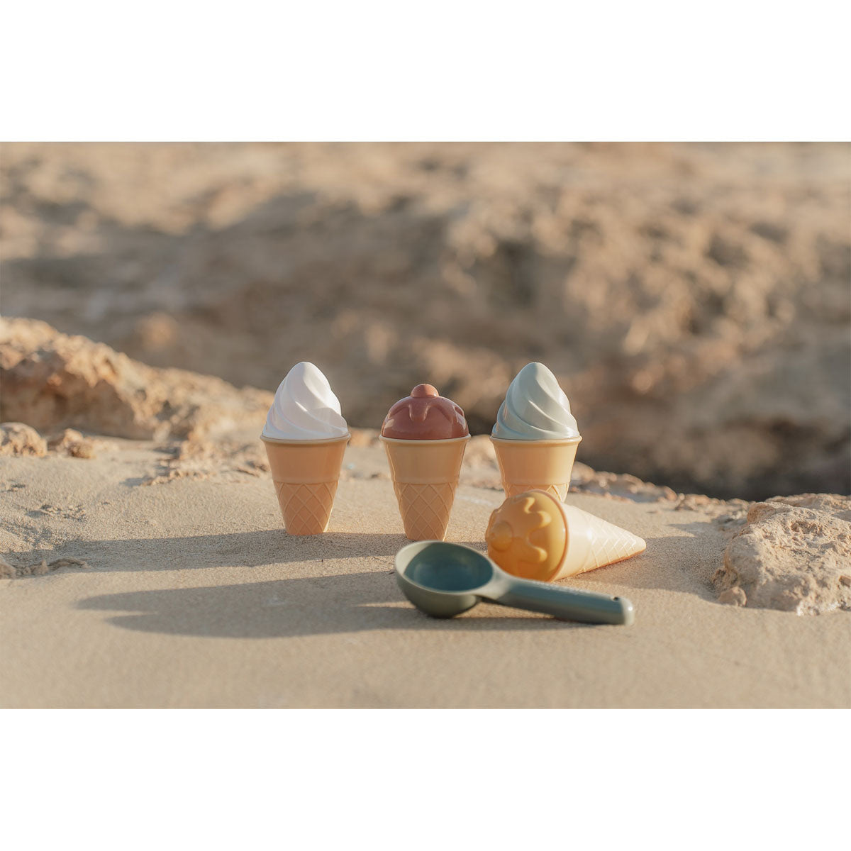 Pludmales rotaļlieta Saldējums, Ice Cream Beach Toys Fresh Greens, Little Dutch, LD2012406