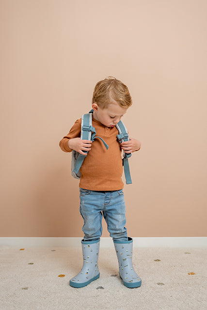 Bērnu gumijas zābaki Sailors Bay, Toddler Kids Rain Boots, Little Dutch, LD120228 LD120211