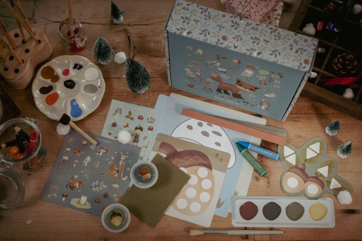 Radošais komplekts XL, Forest Friends Creativity Box, Little Dutch, LD126046