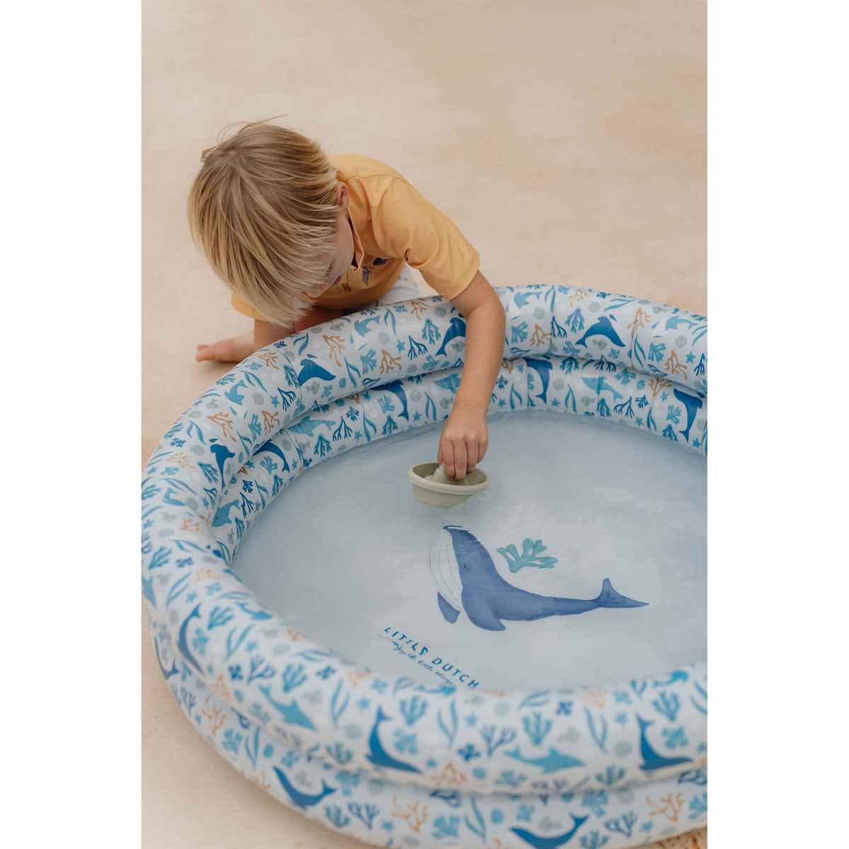 Piepūšamais bērnu baseins Ocean Dreams Blue, Pool 80cm Little Dutch, LD2012388