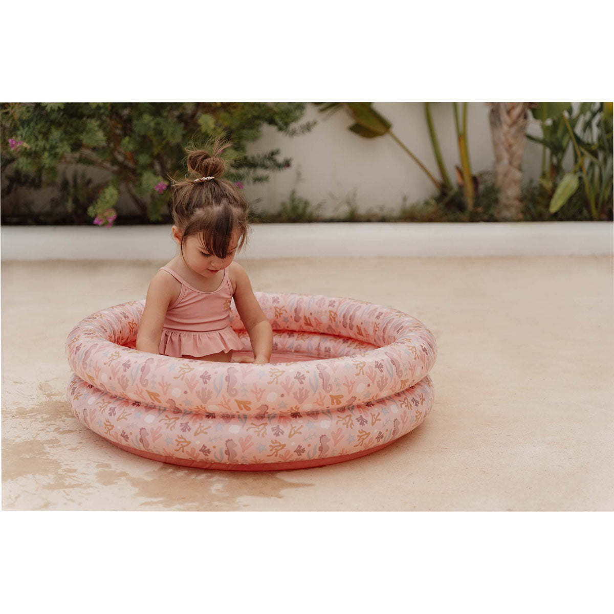Piepūšamais bērnu baseins Ocean Dreams Pink, Pool 80cm Little Dutch, LD2012389