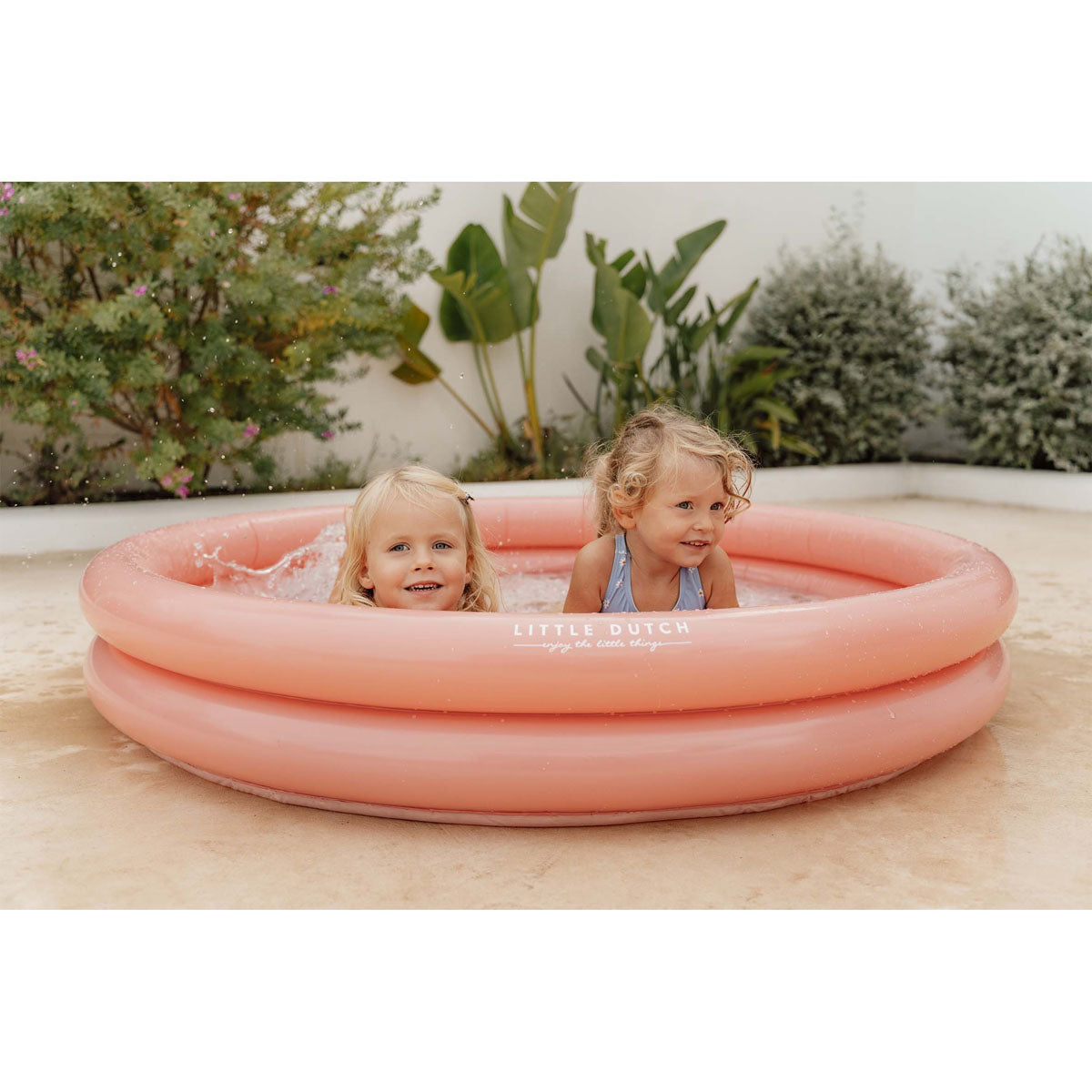 Piepūšamais bērnu baseins Ocean Dreams Pink, Pool 150cm Little Dutch, LD2012391