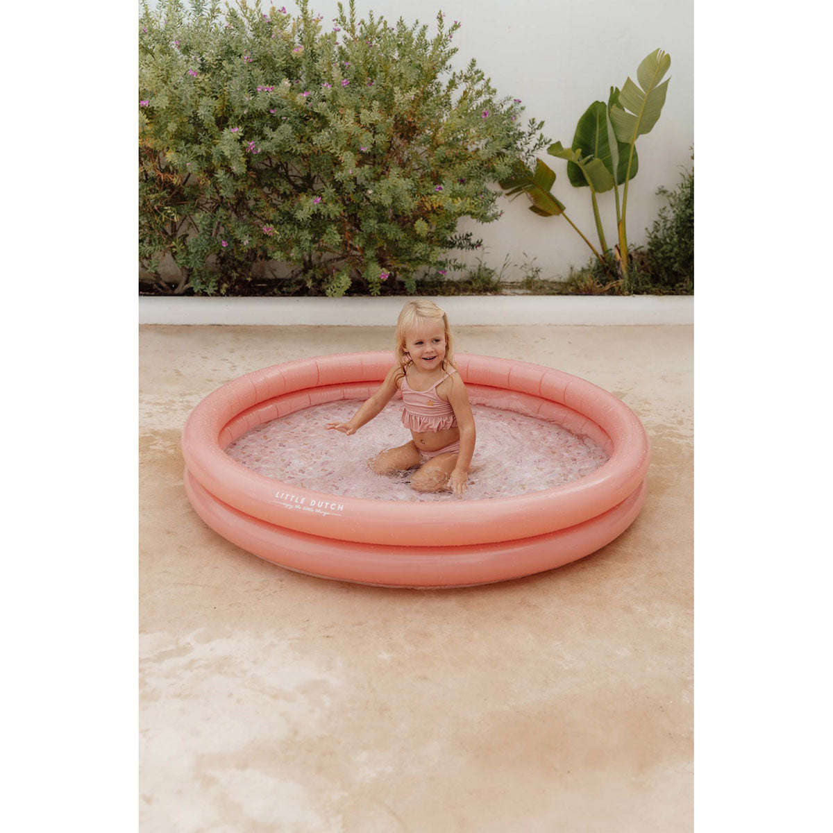 Piepūšamais bērnu baseins Ocean Dreams Pink, Pool 150cm Little Dutch, LD2012391