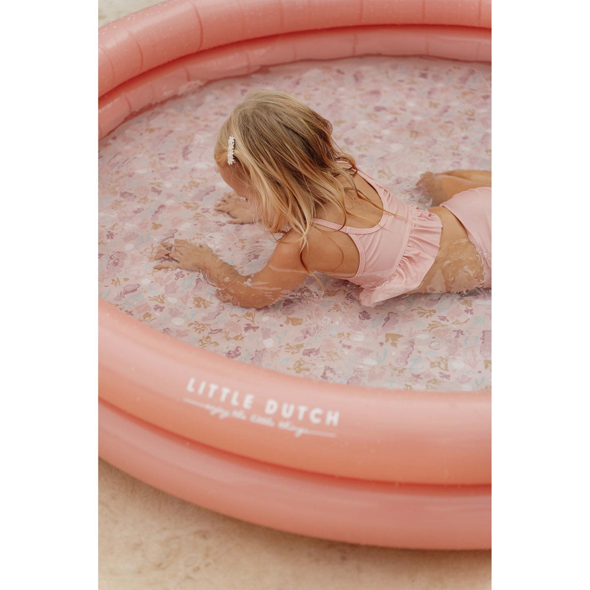 Piepūšamais bērnu baseins Ocean Dreams Pink, Pool 150cm Little Dutch, LD2012391