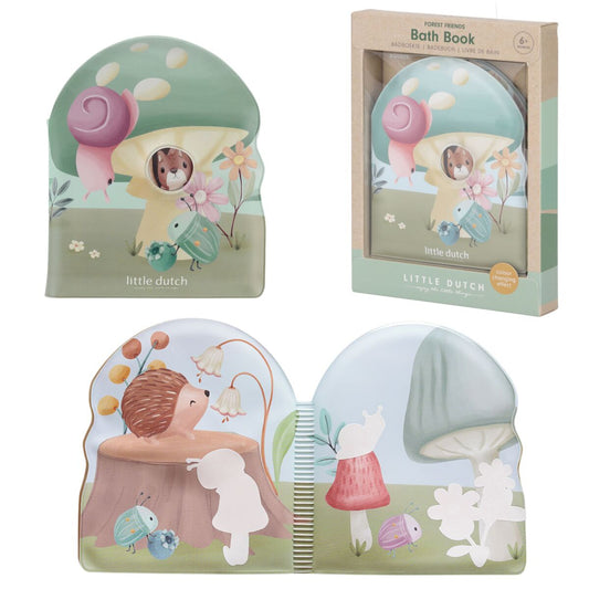Krāsu mainoša vannas grāmata, Forest Friends, Bath Book, Little Dutch, LD2013614