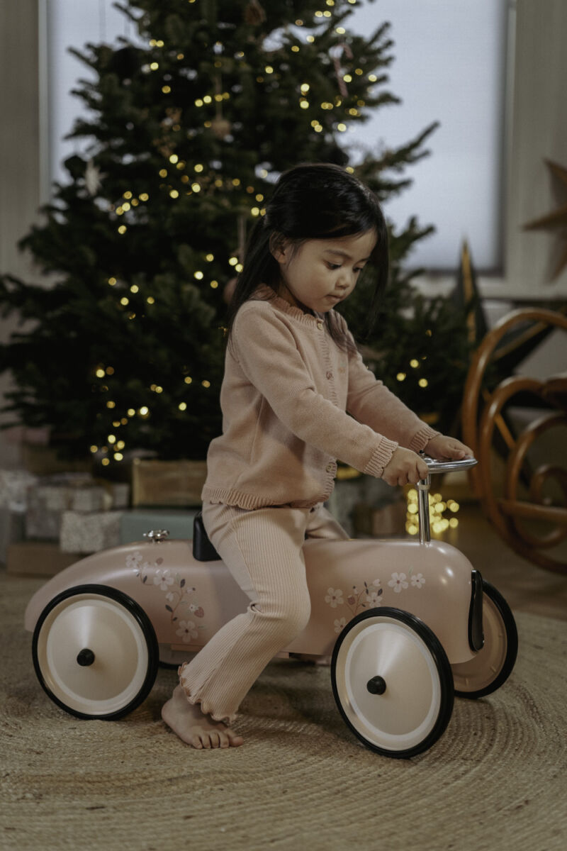 Stumjamais auto, Pink Retro Roller, rozā, Little Dutch, LD2013744