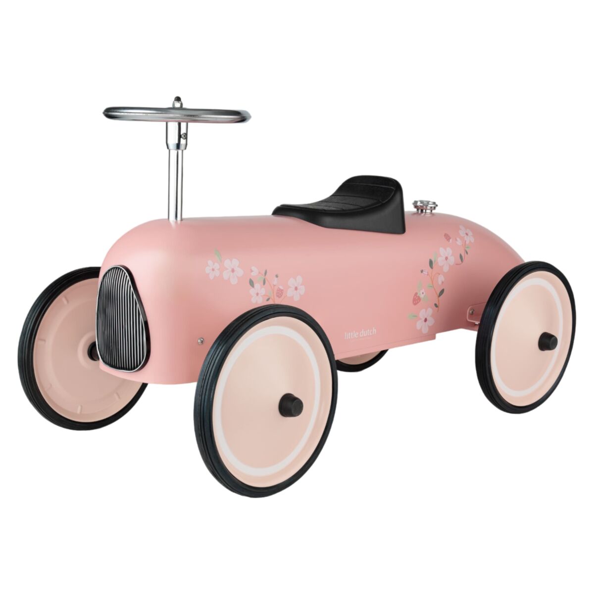 Stumjamais auto, Pink Retro Roller, rozā, Little Dutch, LD2013744