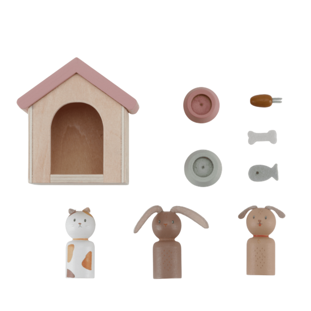 Leļļu mājas mājdzīvnieku komplekts, Doll's house Pets, Little Dutch, LD7120