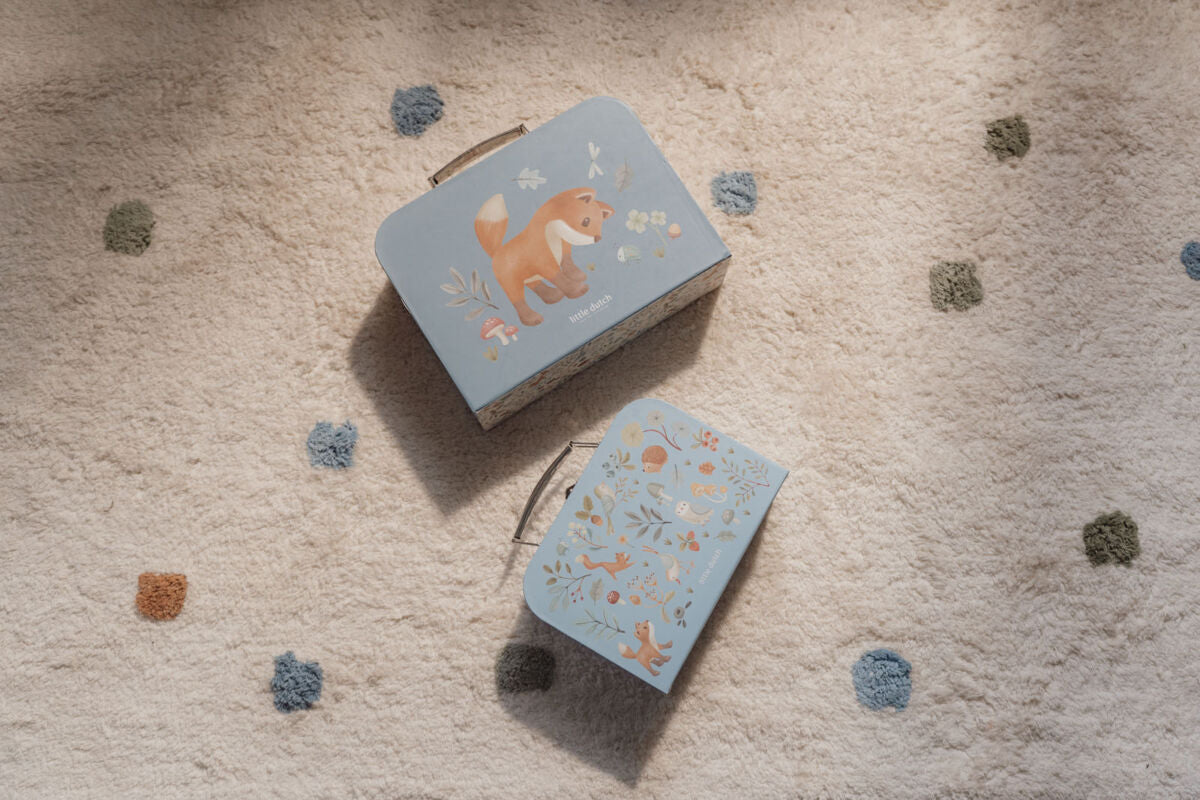 Rotaļu čemodānu komplekts Forest Friends, Suitcases set, Little Dutch, LD7244