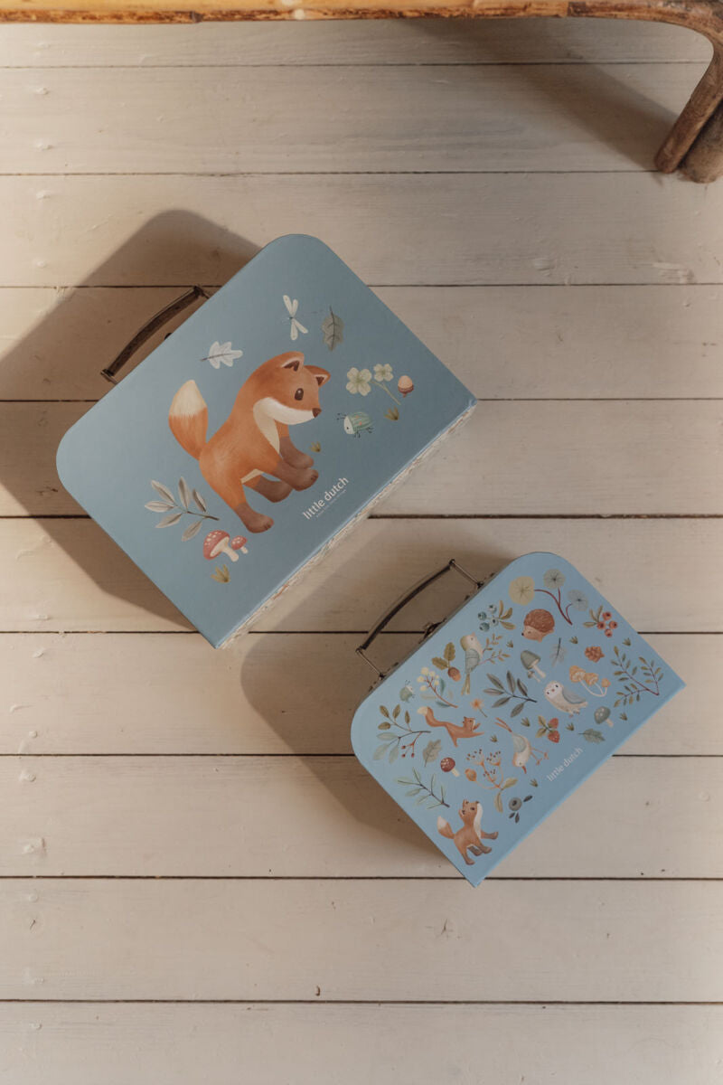 Rotaļu čemodānu komplekts Forest Friends, Suitcases set, Little Dutch, LD7244