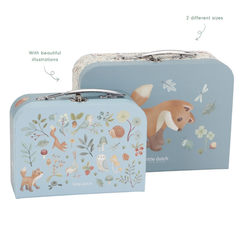 Rotaļu čemodānu komplekts Forest Friends, Suitcases set, Little Dutch, LD7244