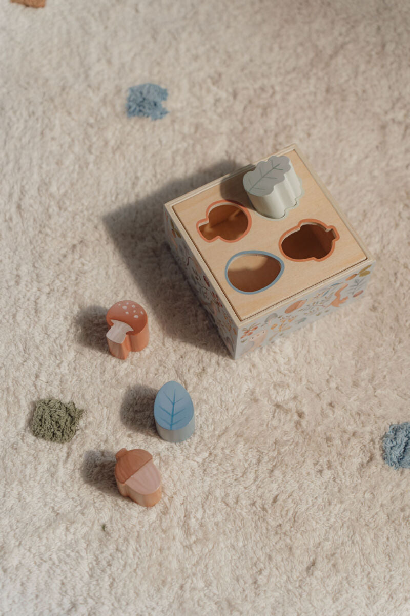 Koka formiņu šķirotājs Forest Friends, Shape Sorter, Little Dutch, LD7247
