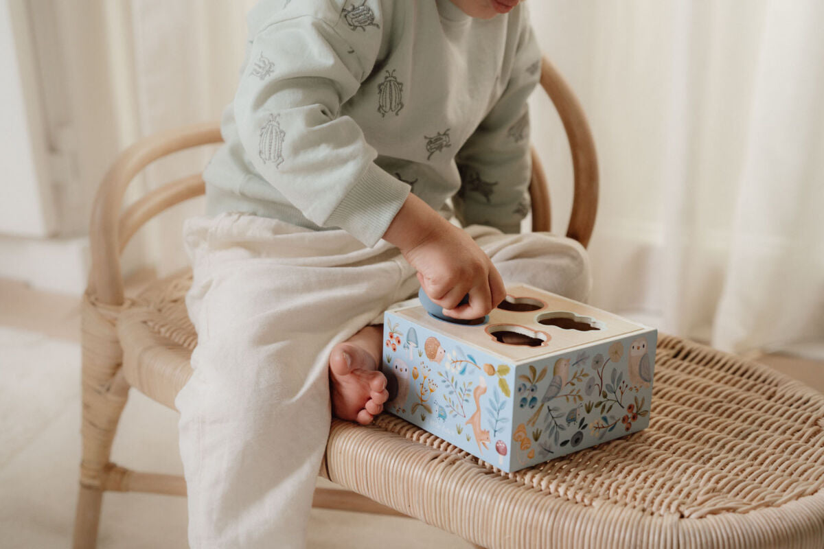 Koka formiņu šķirotājs Forest Friends, Shape Sorter, Little Dutch, LD7247