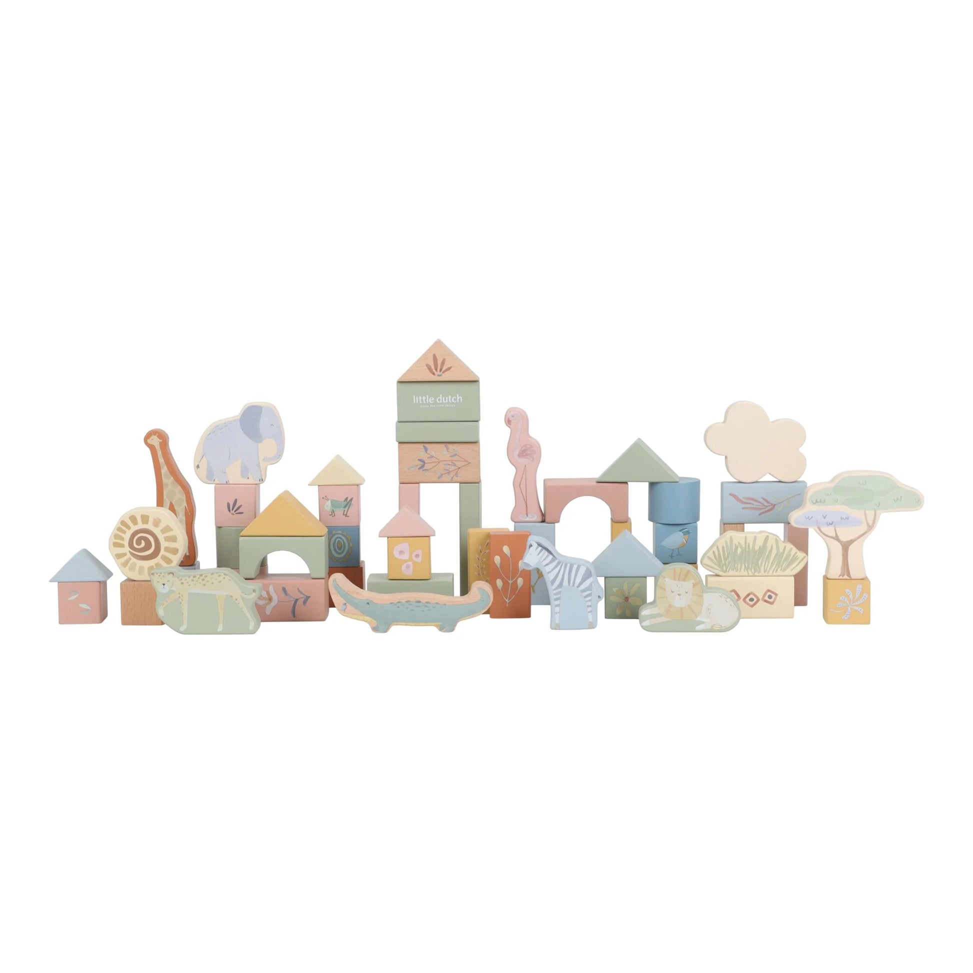 Koka kluči Safari Friends, Building Blocks, Little Dutch, LD7445