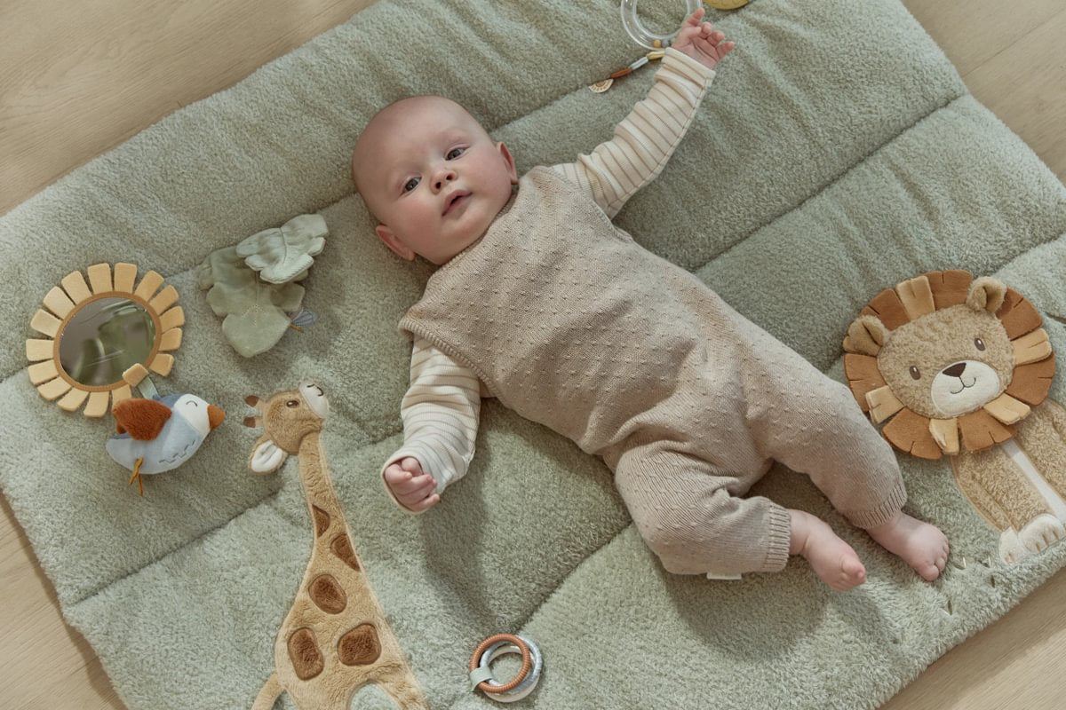 Aktivitāšu paklājiņš, Playpen Mat Safari Friends, Little Dutch