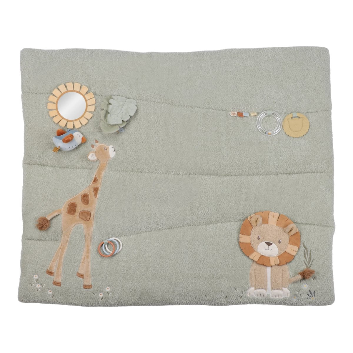 Aktivitāšu paklājiņš, Playpen Mat Safari Friends, Little Dutch