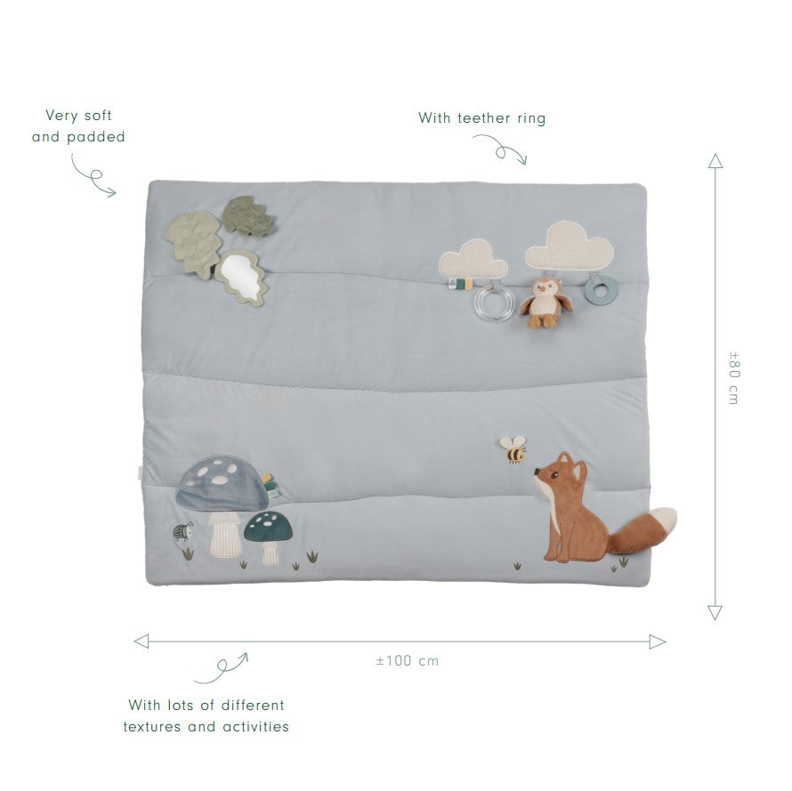 Aktivitāšu paklājiņš, Playpen Mat Forest Friends, Little Dutch, LD8908