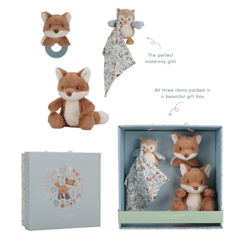 Raudzību dāvanu komplekts jaundzimušajam, Giftbox Forest Friends, Little Dutch, LD8915