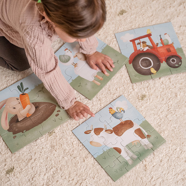 Little Farm puzle 4in1, Little Dutch