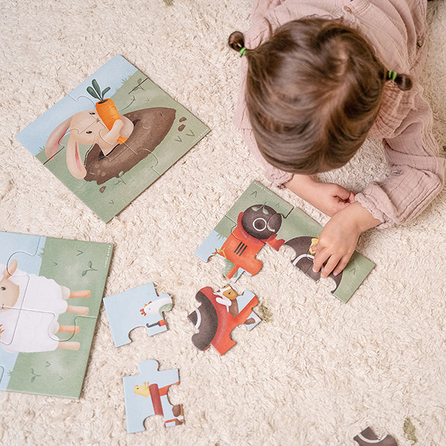 Little Farm puzle 4in1, Little Dutch
