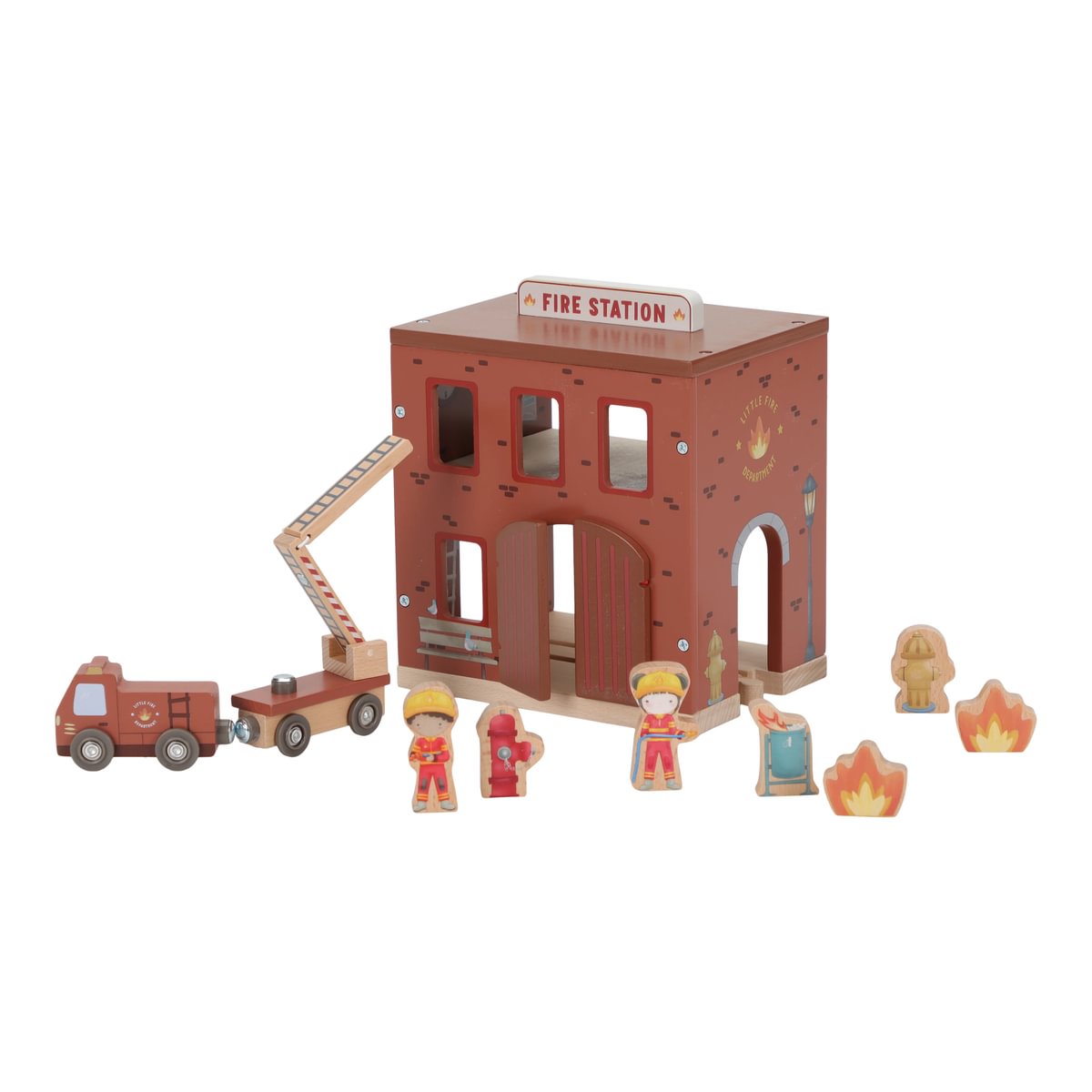 Koka ugunsdzēsēju depo, Wooden Fire Station, Little Dutch, LD2538