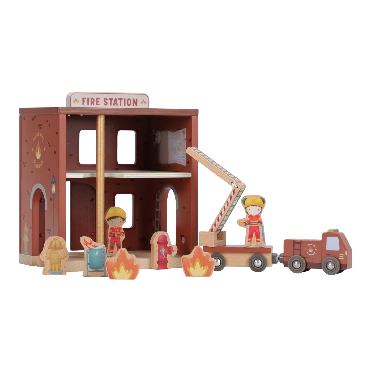 Koka ugunsdzēsēju depo, Wooden Fire Station, Little Dutch, LD2538