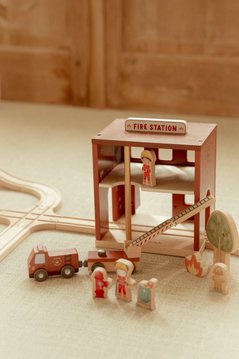 Koka ugunsdzēsēju depo, Wooden Fire Station, Little Dutch, LD2538