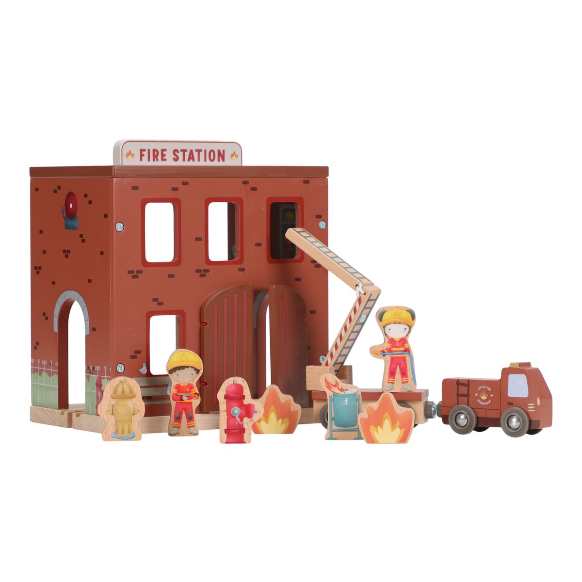 Koka ugunsdzēsēju depo, Wooden Fire Station, Little Dutch, LD2538