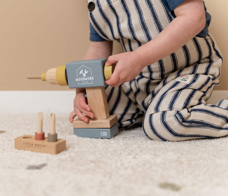 Little Dutch rotaļu koka urbis, Toy Drill, 7091