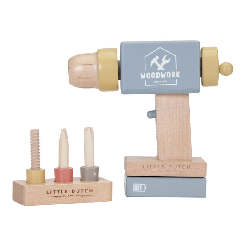 Little Dutch rotaļu koka urbis, Toy Drill, 7091