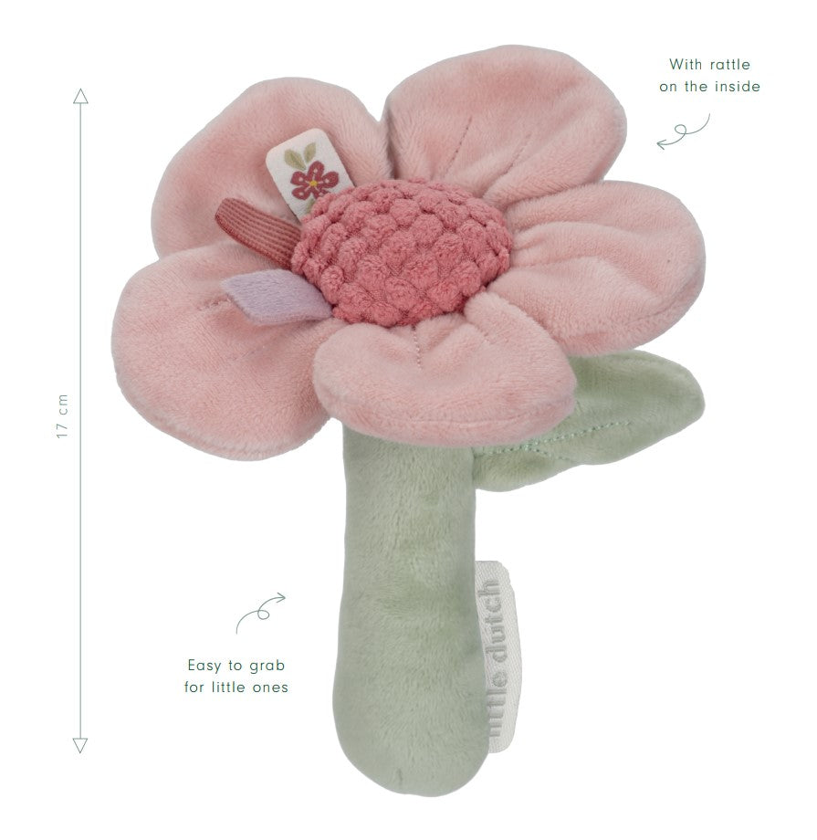 Mīkstais grabulis Fairy Garden, Rattle flower, Little Dutch, LD9001