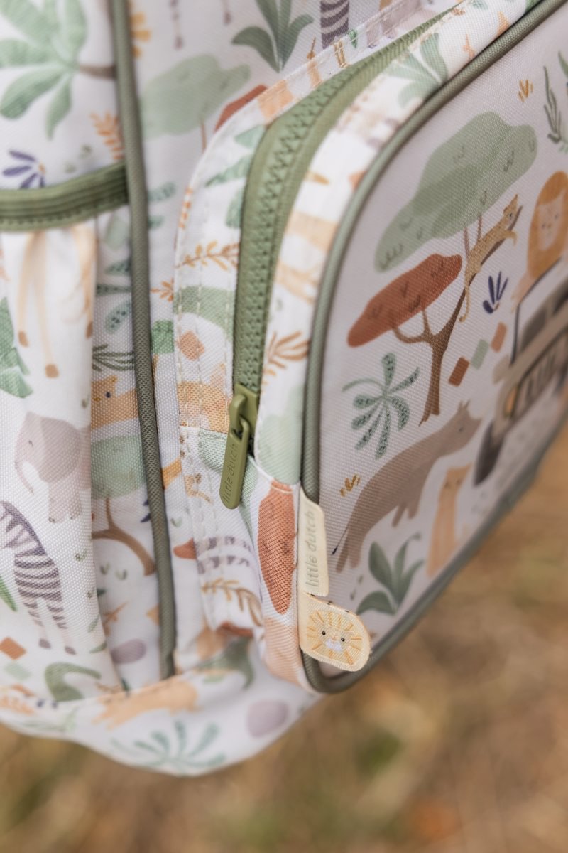 Bērnu mugursoma, Safari Friends Large Backpack, Little Dutch, LD4920
