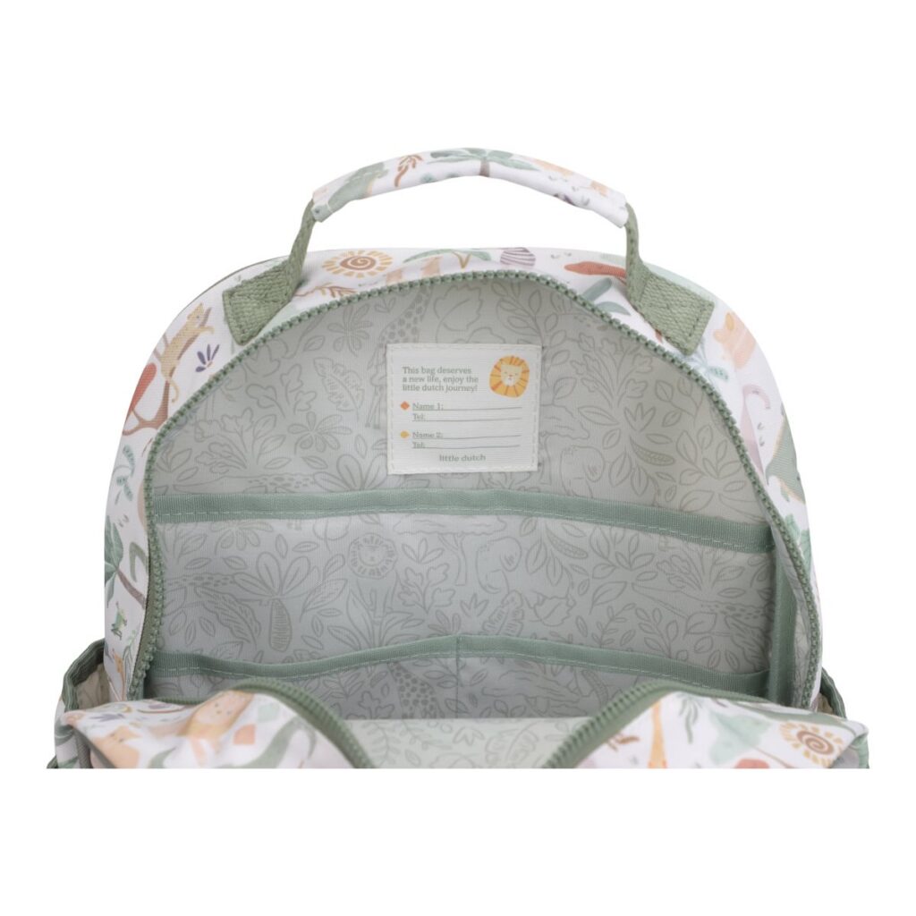 Bērnu mugursoma, Safari Friends Large Backpack, Little Dutch, LD4920