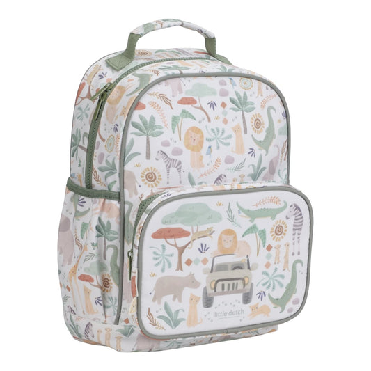Bērnu mugursoma, Safari Friends Large Backpack, Little Dutch, LD4920