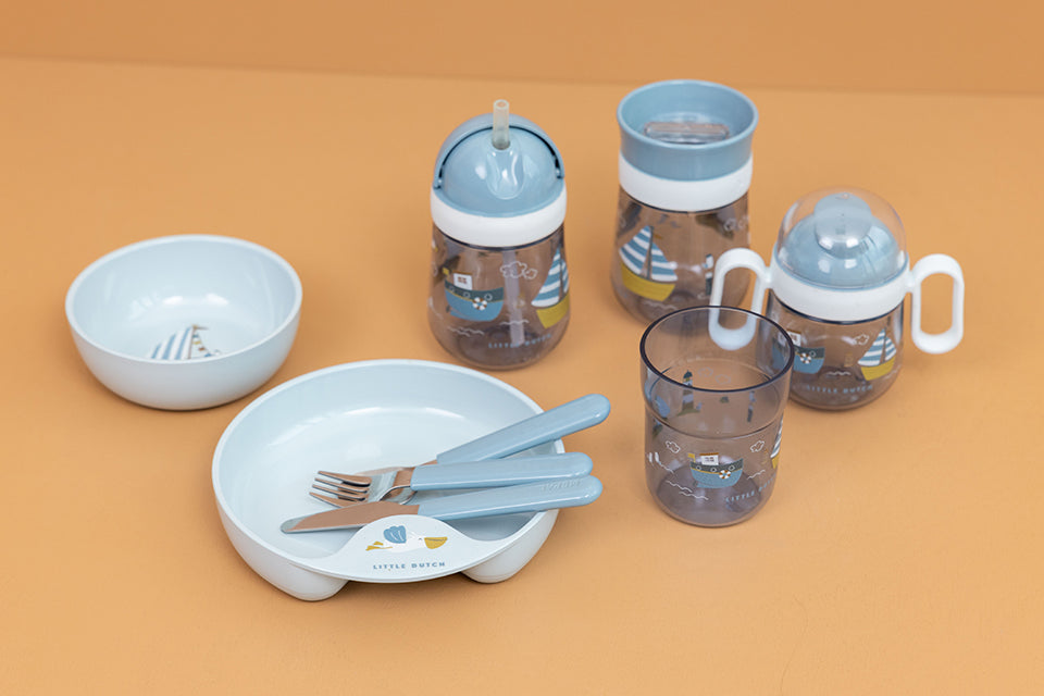 Mazuļu trauku komplekts Sailors Bay, Baby dinnerware, 3 vienības, Little Dutch, 108040065244