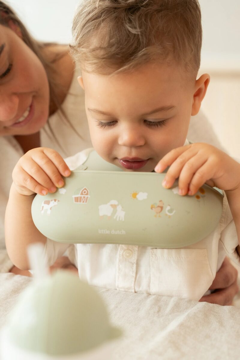 Silikona lacīte, Silicone Bib Little Farm, Littke Dutch, ld108034565399